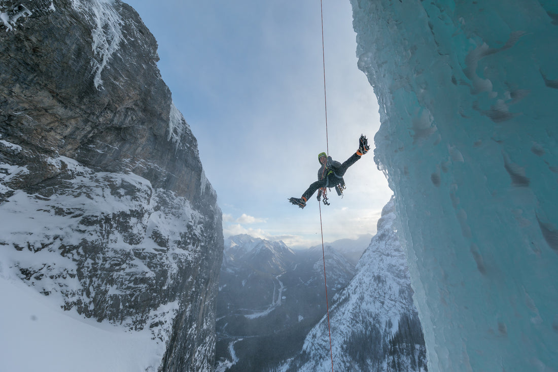 Beginner Ice Climbing in Canada Women's Retreat She Moves Mountains